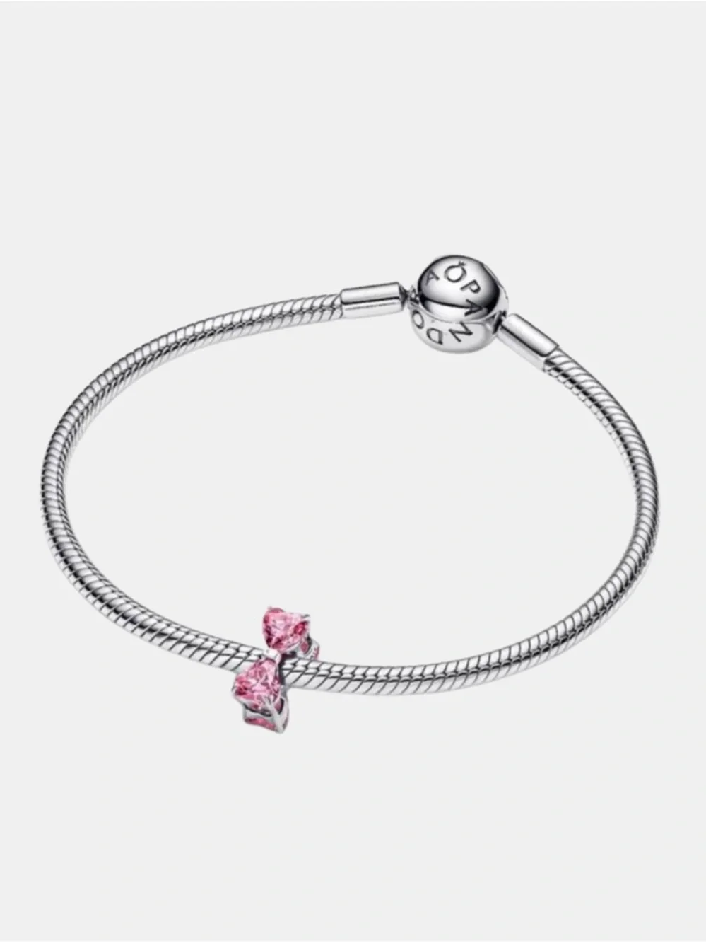 New Pandora Pink Bow Charm